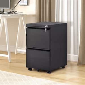 Black Stable File Cabinet Fully Assembled Except Wheels