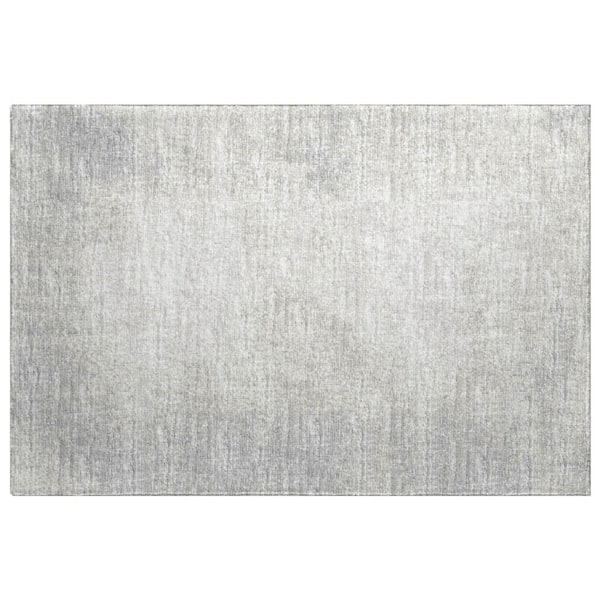 Dream Shag Premium Machine Washable Abstract ADS34 Gray 3 ft. x 4 ft. Area Rug