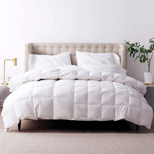 LaCrosse LoftAIRE Dual-Sided Climate: Medium/Extra Warmth White King Down Comforter