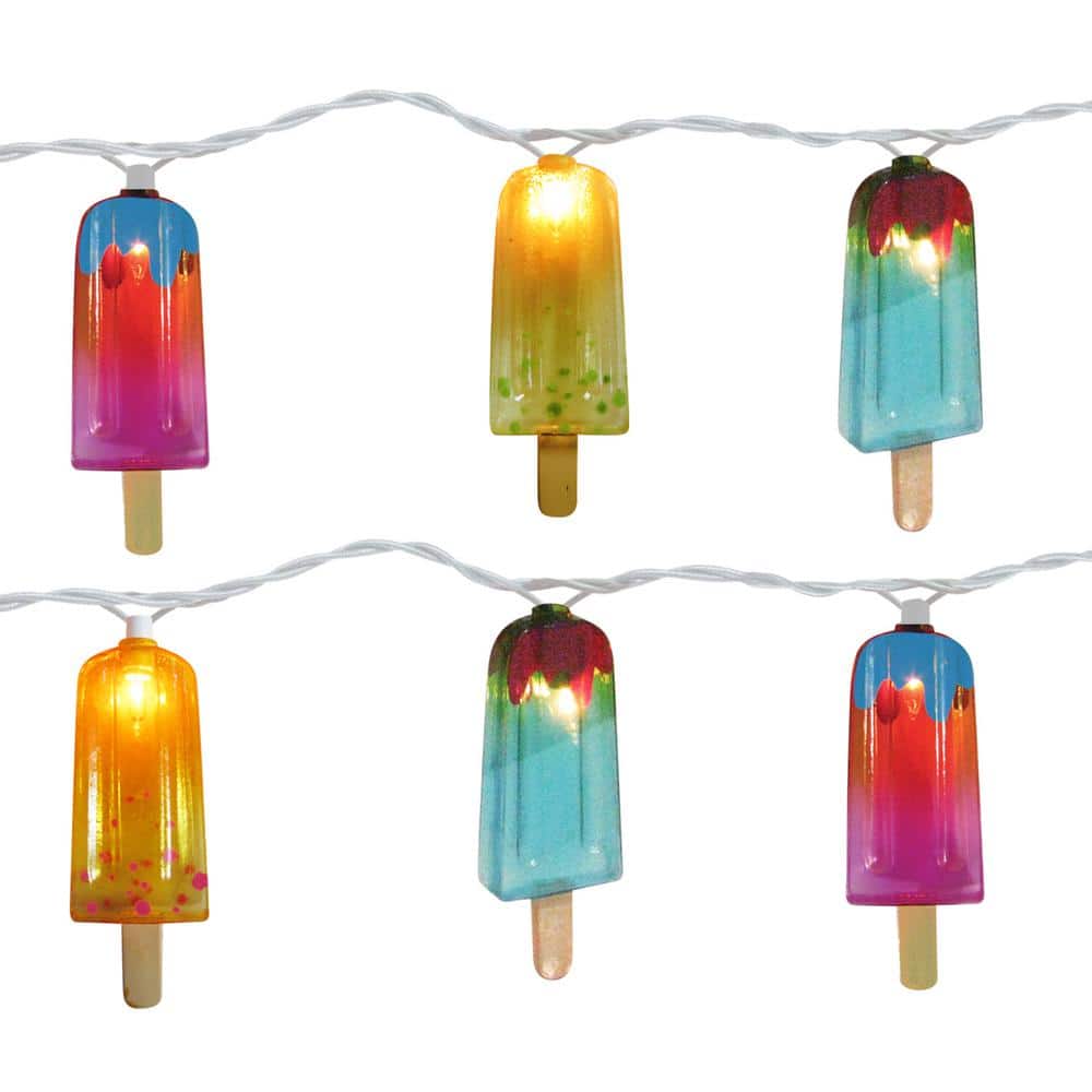 Brite Star 11.25 ft. 10-Count Summer Popsicle Multi Lights