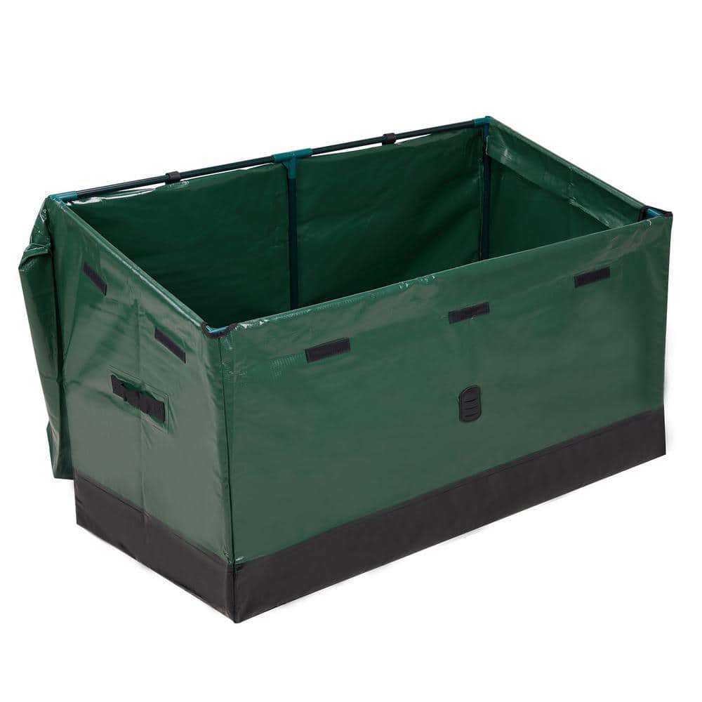 130 Gallon Green PVC Waterproof Outdoor Deck Box