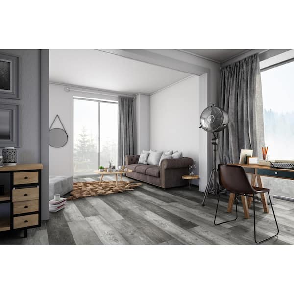 Ripton 20 MIL x 9 in. W x 60 in. L Waterproof Click Lock Luxury Vinyl Plank Flooring (18.7 sq. ft./Case)