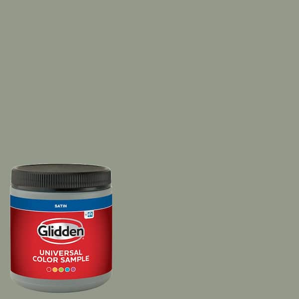 Glidden 8 oz. PPG1128-5 Green Tea Leaf Satin Interior Paint Sample