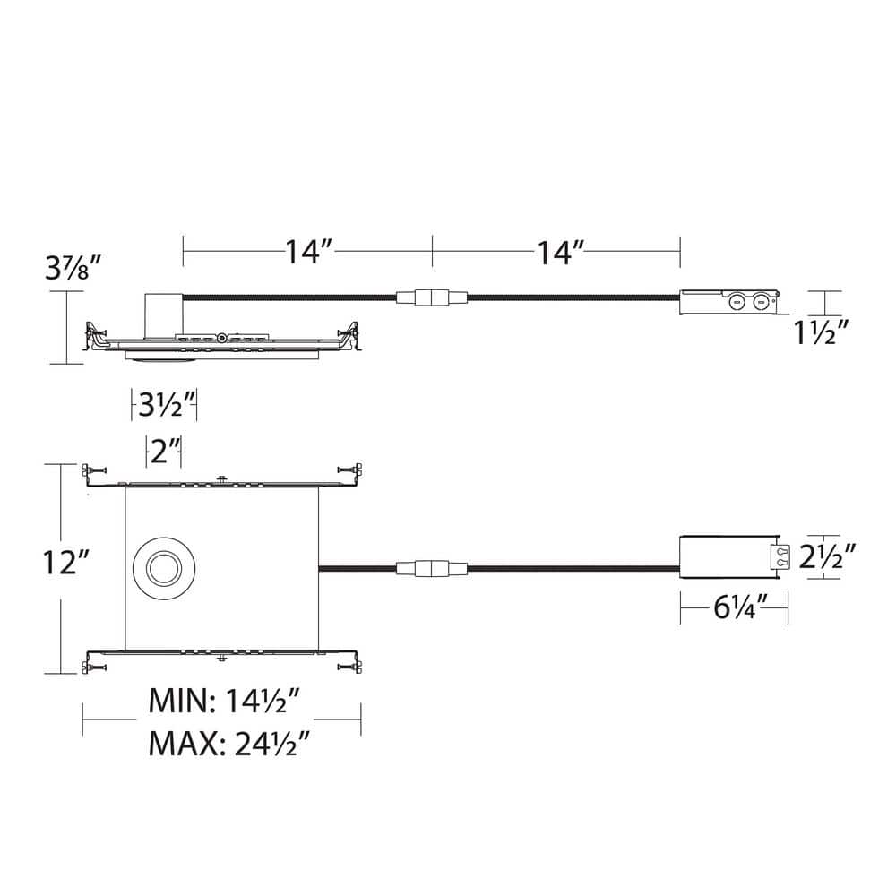 Ion 2'' White Glass LED Downlight Kit - Energy Efficient & Dimmable