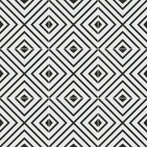 Modena 8 in. x 8 in. Matte Porcelain Floor and Wall Tile Take Home Tile Sample