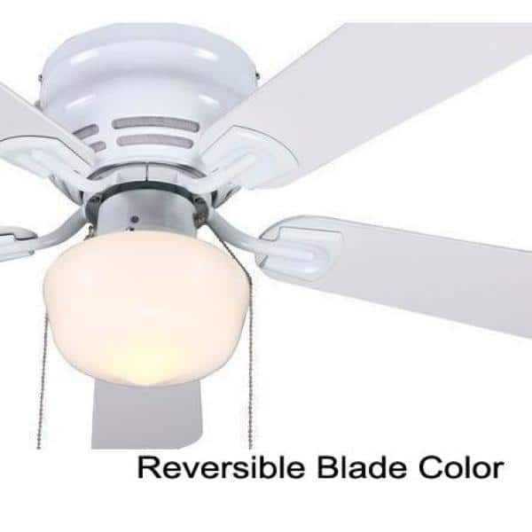 Middleton 42 in Indoor White Ceiling Fan with Light Kit   PARTS ONLY 
