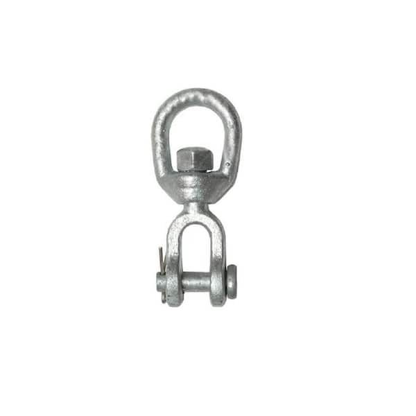 3,600 lbs. Work Load, Hot Dip Galvanized Jaw and Eye Swivel