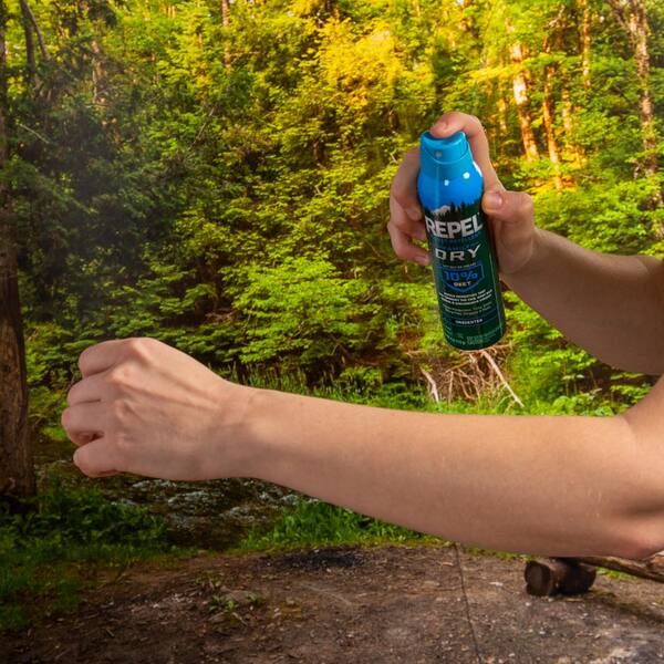 Repel - 4 oz. Dry Insect Mosquito and Insect Repellent Aerosol Spray