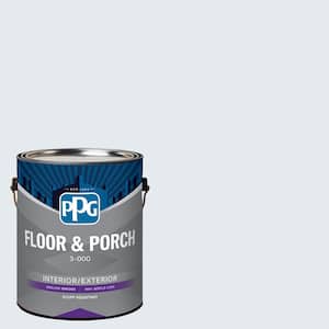 1 gal. PPG1042-1 Calla Lily Satin Interior/Exterior Floor and Porch Paint