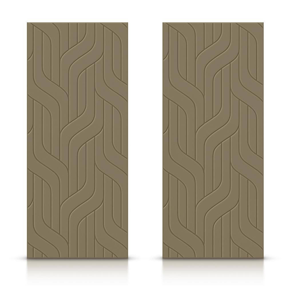 48 in. x 84 in. Hollow Core Olive Green Painted Composite MDF Interior Double Closet Sliding Doors price history on PriceWatchPro