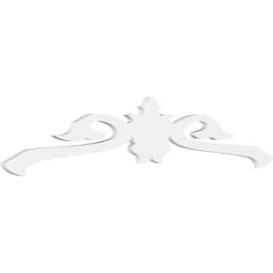 Pitch Florence 1 in. x 60 in. x 15 in. (5/12) Architectural Grade PVC Gable Pediment Moulding