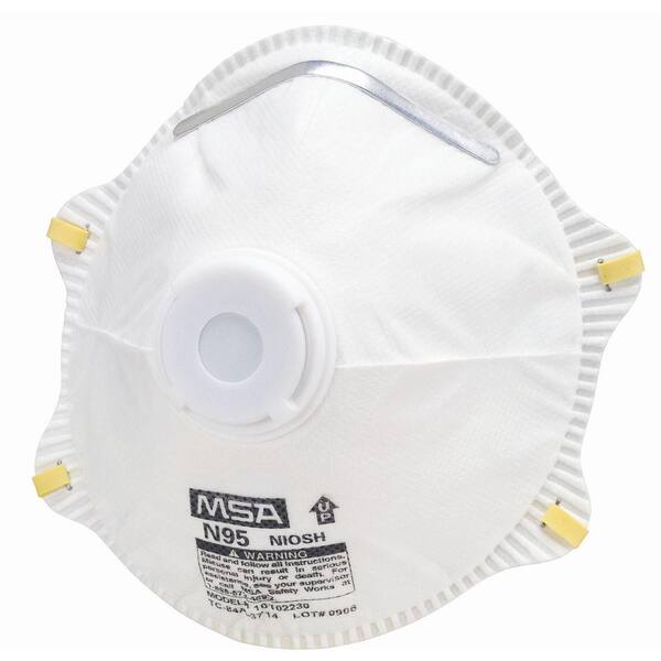 Safety Works N95 Dust Respirator with Valve (10-Pack)