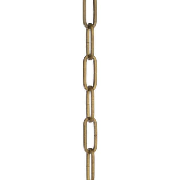 Progress Lighting 48 in. 9-Gauge Gold Ombre Square Profile Accessory Chain