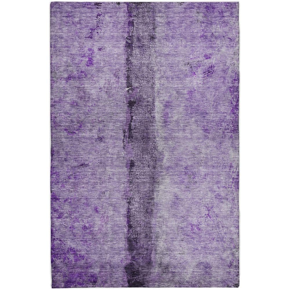 Dream Shag Premium Machine Washable Abstract ADS605 Purple 9 ft. x 12 ft. Area Rug price history on PriceWatchPro