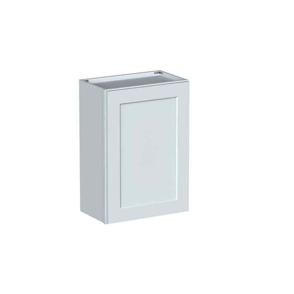 "Shaker Style 21"" W x 12"" D x 30"" H Wood Frame Ready to Assemble Single Door Wall Kitchen Cabinet in Dove Grey" price history on PriceWatchPro