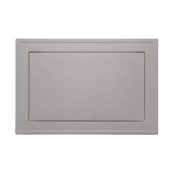 Ply Gem 8.18 in. x 7.18 in. Pewter Large J-Block Mounting Block H