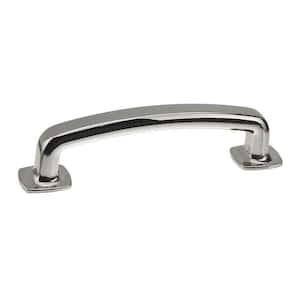 Terrebonne Collection 3-3/4 in. (96 mm) Center-to-Center Polished Nickel Transitional Drawer Pull