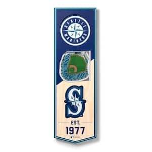 MLB Seattle Mariners 6 in. x 19 in. 3D Stadium Banner-T-Mobile Park