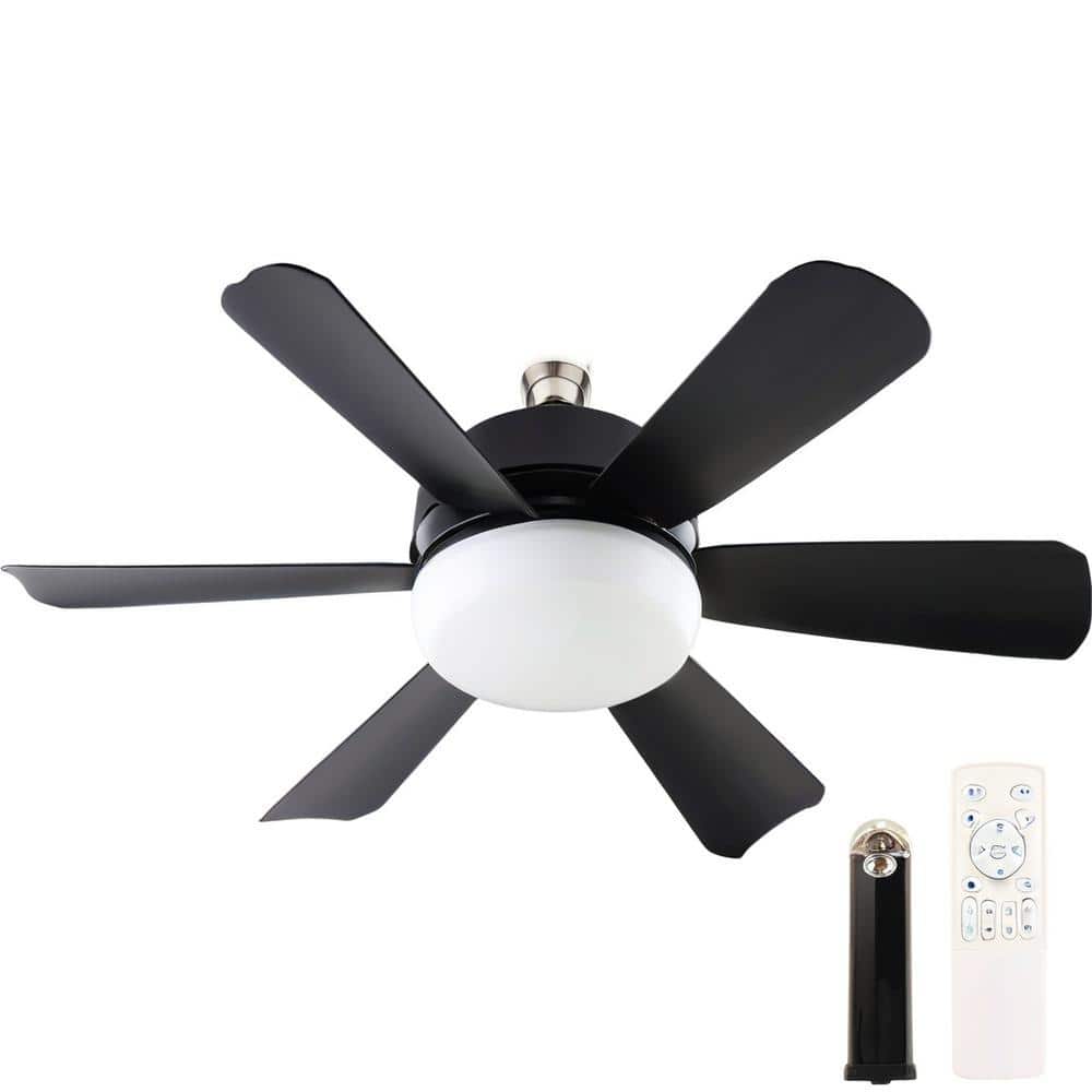18 in. Black Socket Indoor Ceiling Fan with Light, Modern Screw Ceiling Fan with Remote price history on PriceWatchPro