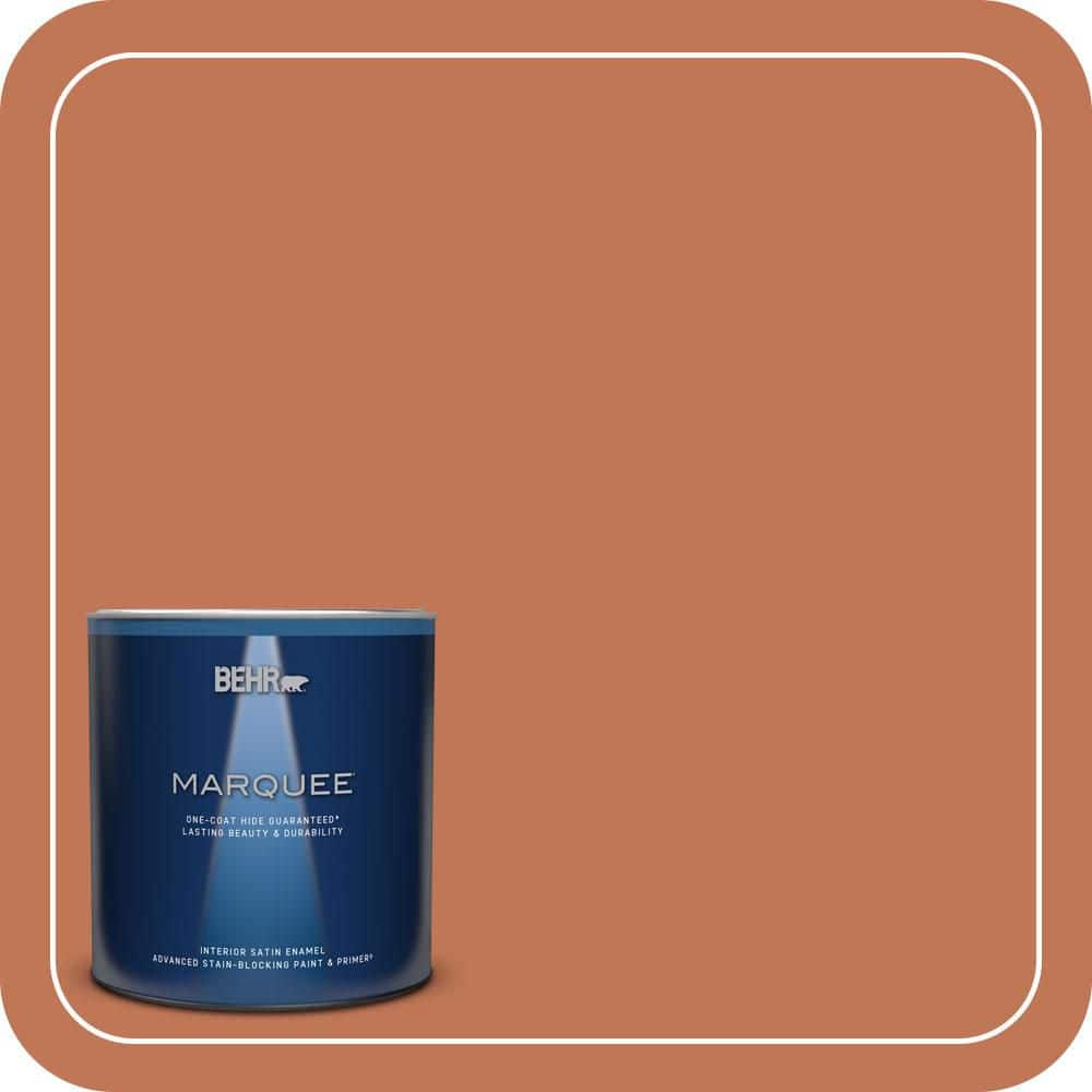 1 qt. #PPU3-01 Moroccan Sky Satin Enamel Interior Paint & Primer product image for price tracking