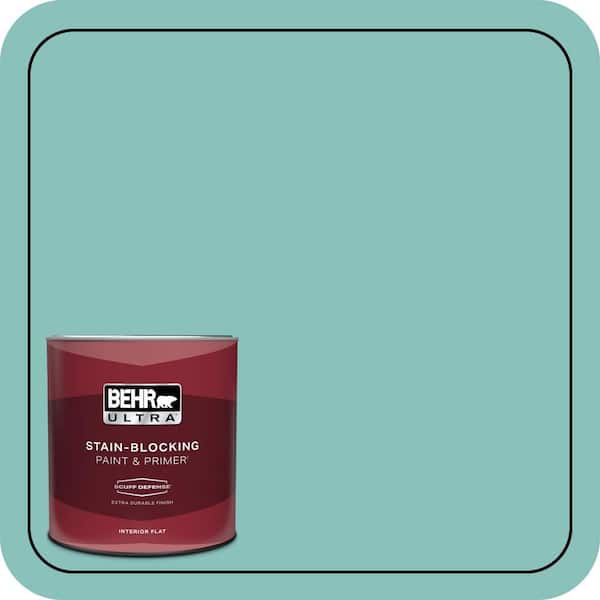 BEHR ULTRA 1 qt. #M450-4 Undine Extra Durable Flat Interior Paint & Primer