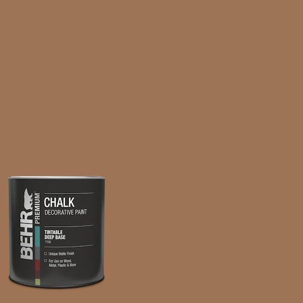 BEHR 1 qt. #S240-6 Ranch Brown Interior Chalk Finish Paint