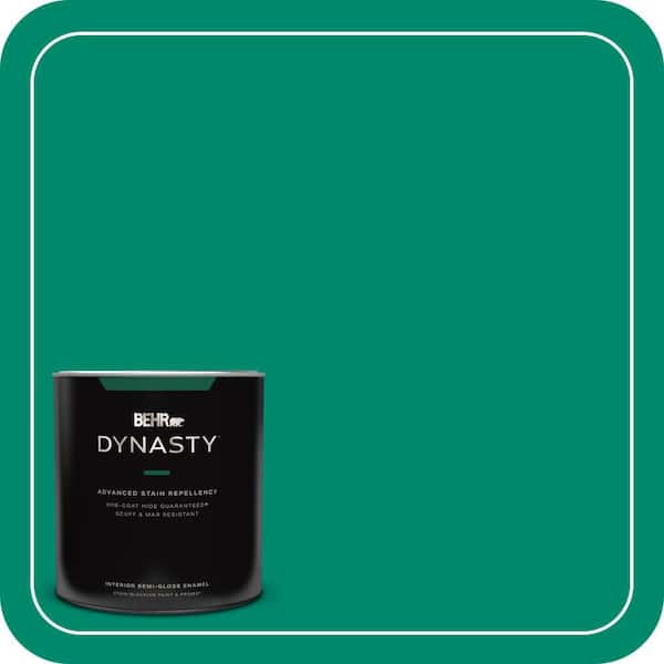 BEHR DYNASTY 1 qt. #P430-6A Celtic Queen Semi-Gloss Enamel Interior Stain-Blocking Paint and Primer