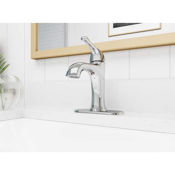 Ladera Single Handle Single Hole Bathroom Faucet in Polished Chrome