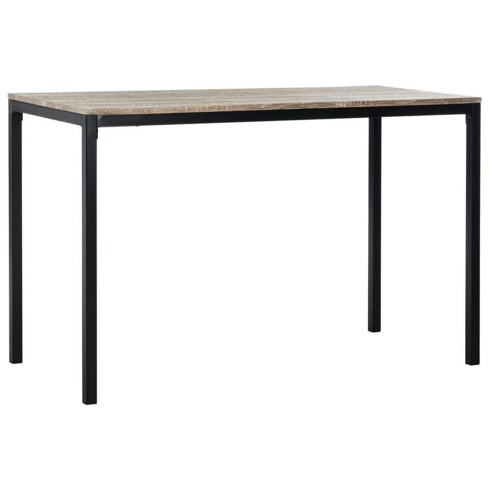 Janison 47" Black and Brown Wood Home Office Desk