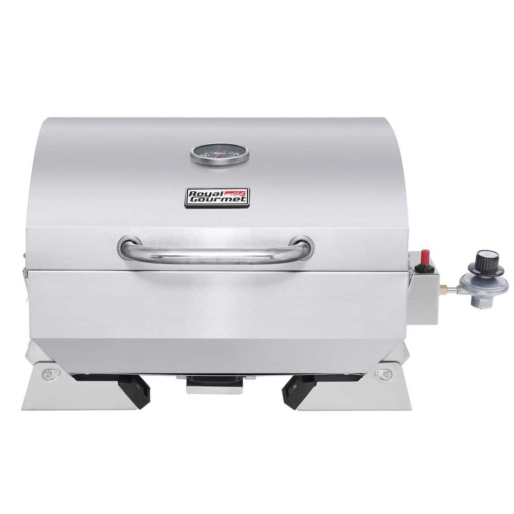 Stainless Steel Portable Propane Gas Grill with Folding Legs