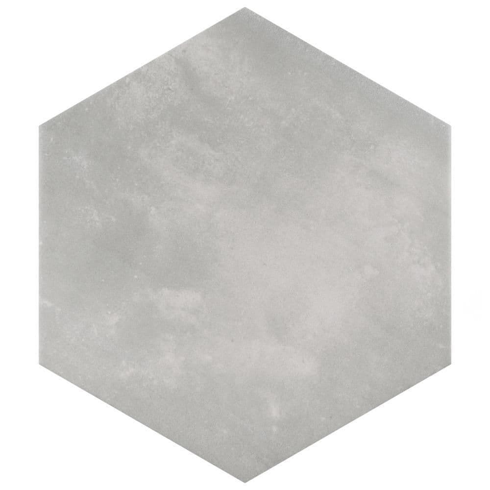 Horizon Hex Gris 7-3/4 in. x 9 in. Ceramic Floor and Wall Take Home Tile Sample price history on PriceWatchPro
