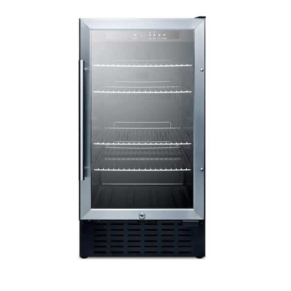 Summit Appliance Shallow Depth 19 in. Mini Fridge with Glass Door, ADA  Compliant SPR488BOSADA - The Home Depot