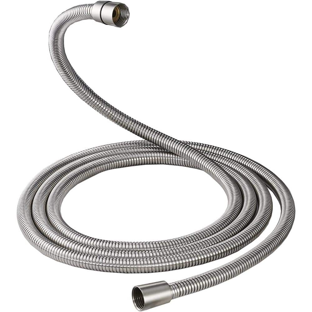 Extra Long Shower Hose 96 Inch Brushed Nickel Stainless Steel Handheld Extension