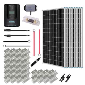 800-Watt 24-Volt Monocrystalline Solar Power Panel Premium Kit Off-Grid 40 Amp MPPT Controller