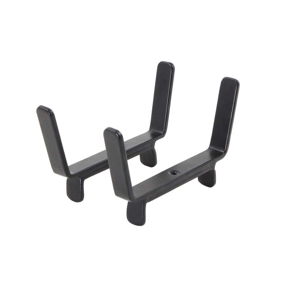 Flower Box Bracket for 2x4 Railing, 4 Inch Tall, Black Powder Coat Finish price history on PriceWatchPro