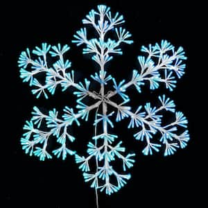 36 in. Holidynamics Christmas Dynamic RGB Color Changing Sparkler Snowflake
