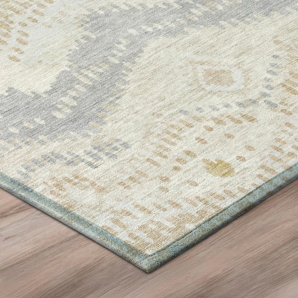 Chantille Machine Washable Indoor/Outdoor Abstract ACN3074 Ivory 2 ft. x 3 ft. Accent Rug