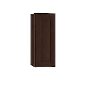 Franklin Stained Manganite Plywood Shaker Assembled Wall Kitchen Cabinet Soft Close Left 9 in W x 12 in D x 30 in H