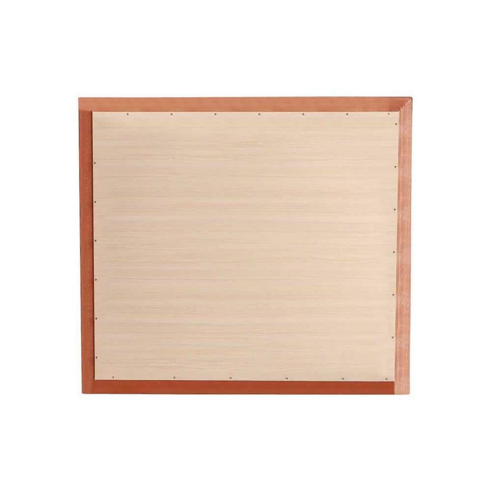 Marilla Modern Cherry Wood Framed Dresser Mirror 35" x 39"