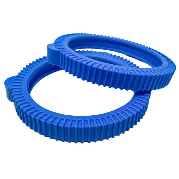 Poolvergnuegen Replacement Front Tires for Select Pool Cleaners w/Super Hump (2-pack)
