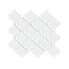 MSI Retro Bianco Arabesque 12 in. x 12 in. Glossy Porcelain Mesh-Mounted Mosaic Floor and Wall Tile (10.95 sq. ft./Case) PT-RETBIA-ARABE