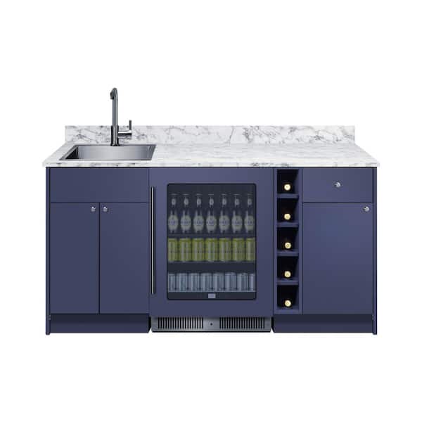 Summit Appliance 69 in. Oasis Wet Bar with Single Zone Beverage
