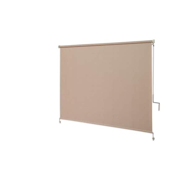 Coolaroo Outback Exterior Roller Shade 120-in x 72-in Mocha Light Filtering Cordless OutdoorRoller Shade Coolaroo Outback Exterior Roller Shade 120-in x 72-in Mocha Light Filtering Cordless OutdoorRoller Shade