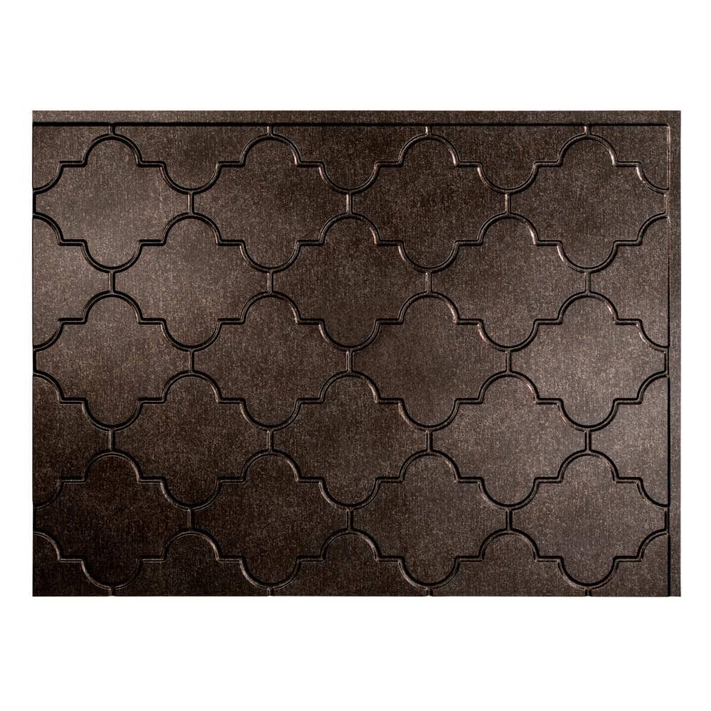 Monaco Smoked Pewter Vinyl Decorative Backsplash Kit