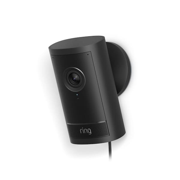 Outdoor Cam Pro, Plug-In - Retinal 4K Security Camera, 10x Enhanced Zoom, Low-Light Sight Color Night Vision, Black