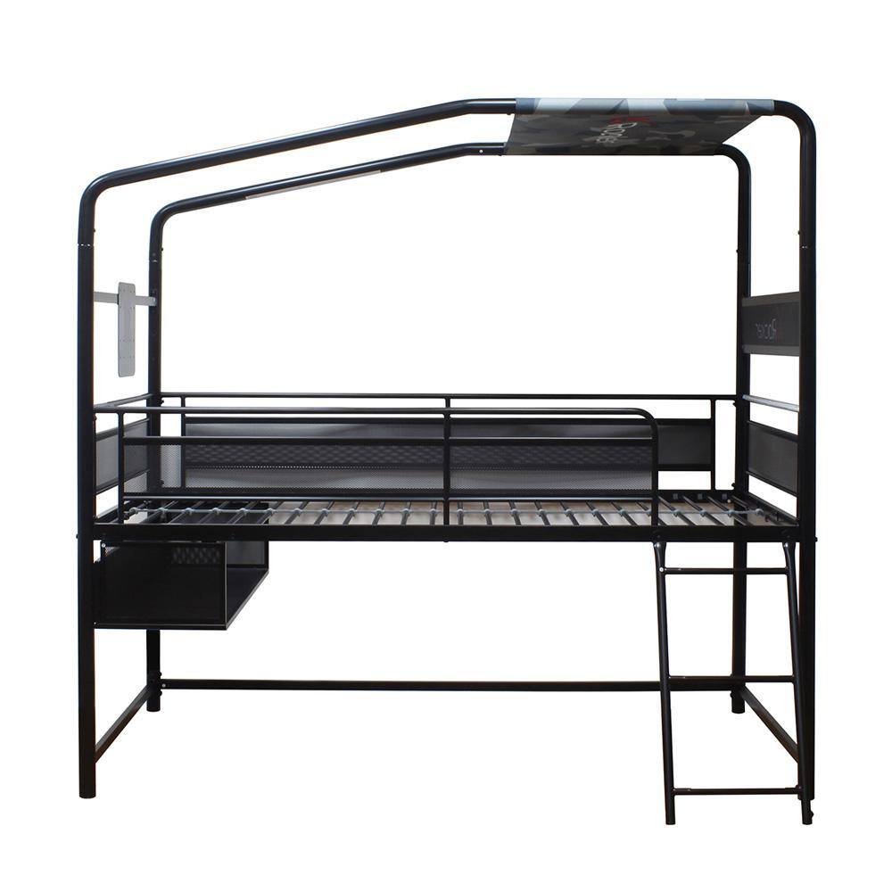 X Rocker Contra Customizable MidSleeper Gaming Bed with TV Mount