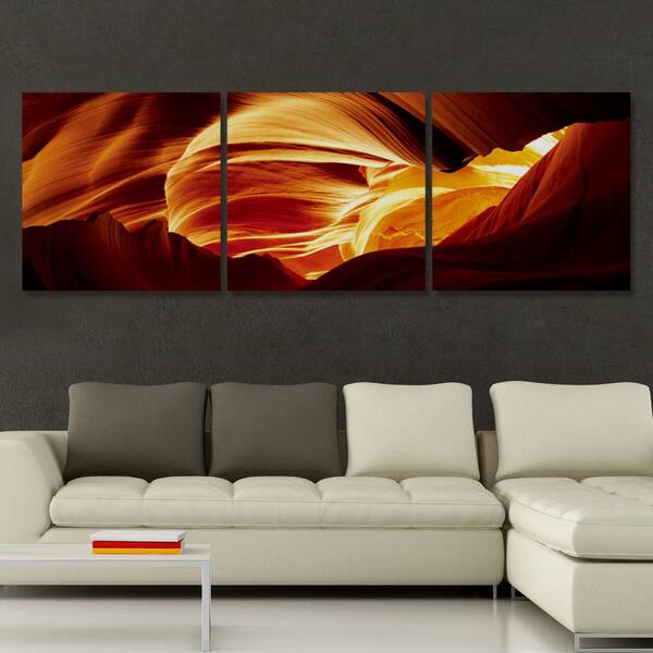 Furinno 24 in. x 72 in. "Antelope Caves" Printed Wall Art