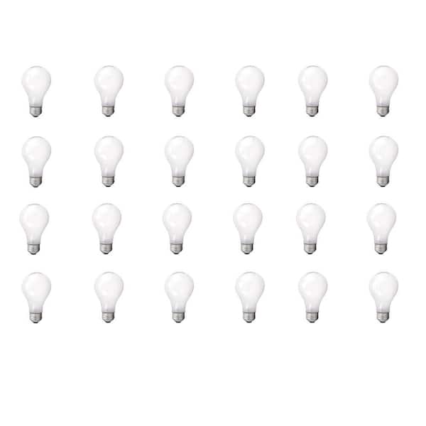 Sylvania 40-Watt Incandescent A19 Standard Coat Light Bulb (24-Pack)