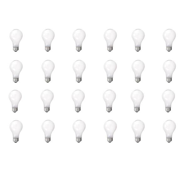 Sylvania 40-Watt Incandescent A19 Standard Coat Light Bulb (24-Pack)