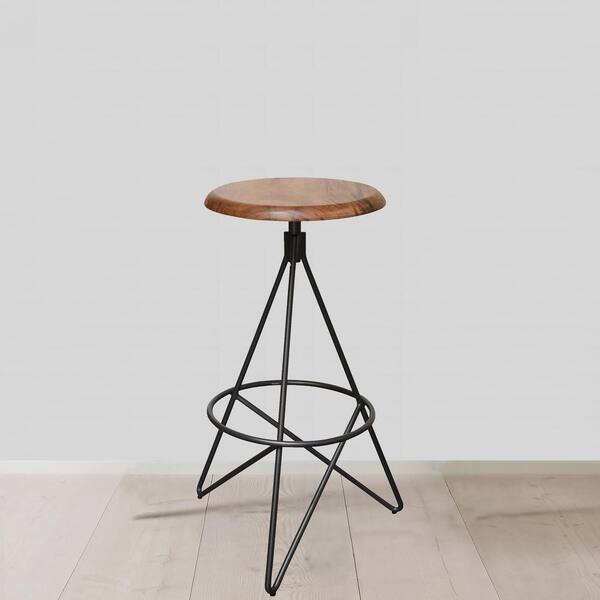 wood and metal hudson pub stool